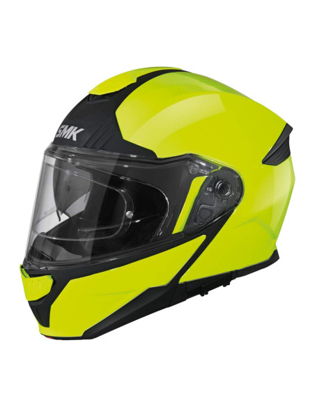 CASCO MODULAR SMK MODELO GULLWING HI VISION AMARILLO FLÚOR BRILLO (HV400)