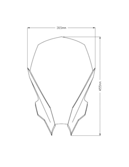 Parabrisas Naked New Generation touring Yamaha MT09 21+