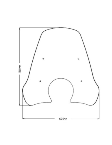 Cupula GTS Piaggio Vespa GTS 125-300