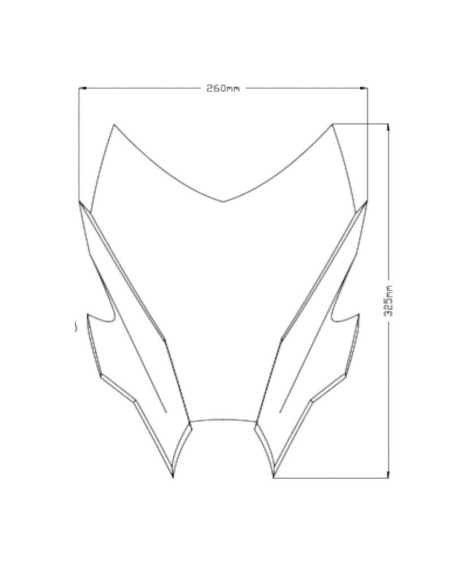 Cúpula Naked Yamaha MT07 21+