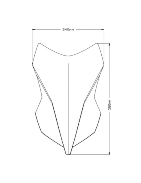 Cupula Touring Benelli TRK 251 20-