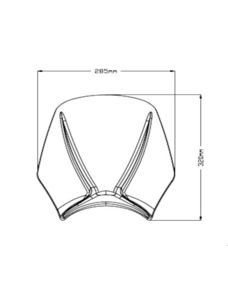 Cupula New Generation Sport TRIUMPH TRIDENT 660 21+