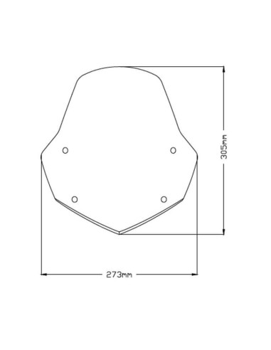 Cupula sport Aprilia SHIVER 900-SHIVER 750
