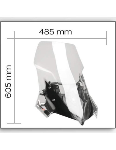 Cupula-Parabrisas Touring moto Yamaha XT1200Z Super Tenere 14-