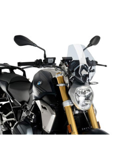 Cupula moto BMW R1250R 19- Puig con accesorio especial