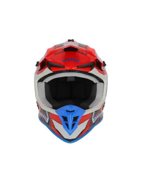 CASCO ACERBIS LINEAR ROJO Y AZUL 22.06