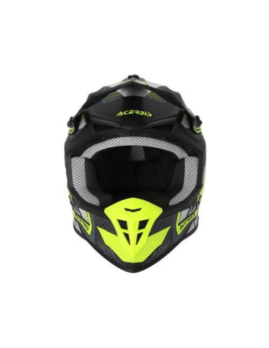CASCO ACERBIS LINEAR NEGRO Y AMARILLO FLUOR 22.06