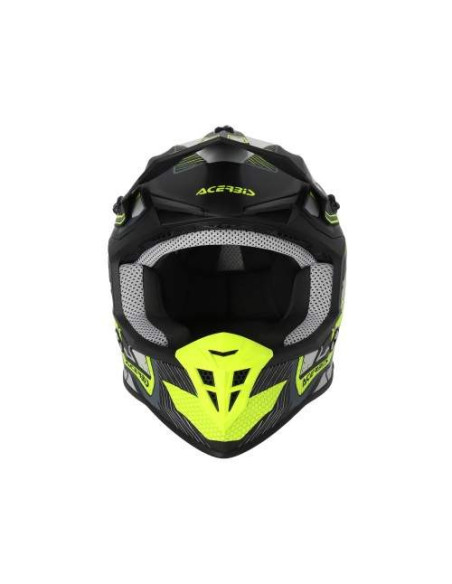 CASCO ACERBIS LINEAR NEGRO Y AMARILLO FLUOR 22.06