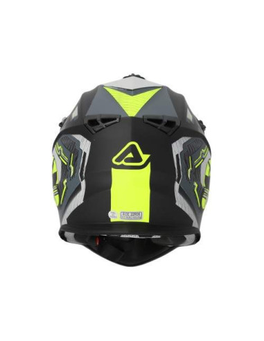 CASCO ACERBIS LINEAR NEGRO Y AMARILLO FLUOR 22.06