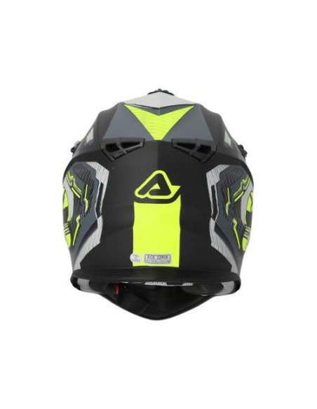 CASCO ACERBIS LINEAR NEGRO Y AMARILLO FLUOR 22.06