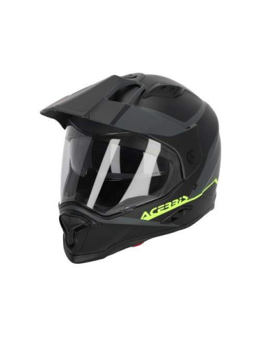 CASCO ACERBIS REACTIVE NEGRO Y GRIS 22.06