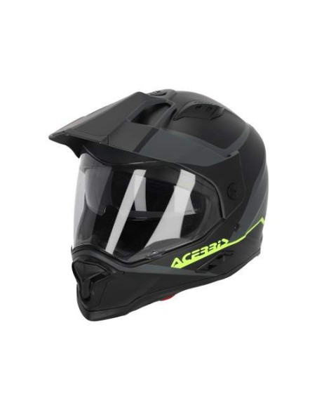 CASCO ACERBIS REACTIVE NEGRO Y GRIS 22.06