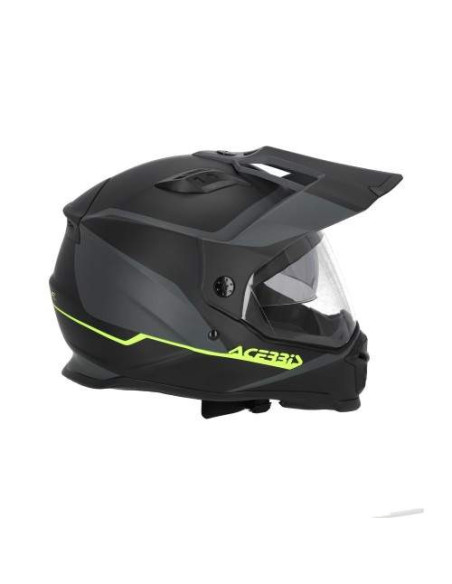 CASCO ACERBIS REACTIVE NEGRO Y GRIS 22.06