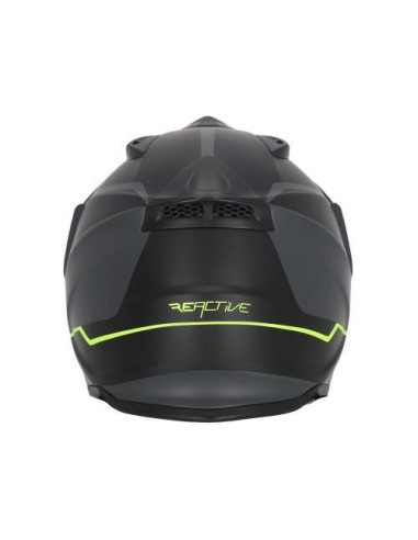 CASCO ACERBIS REACTIVE NEGRO Y GRIS 22.06