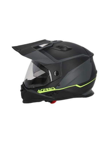 CASCO ACERBIS REACTIVE NEGRO Y GRIS 22.06