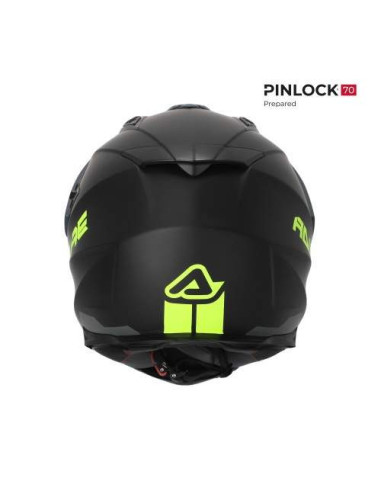 CASCO ACERBIS FLIP NEGRO Y AMARILLO FLUOR 22.06