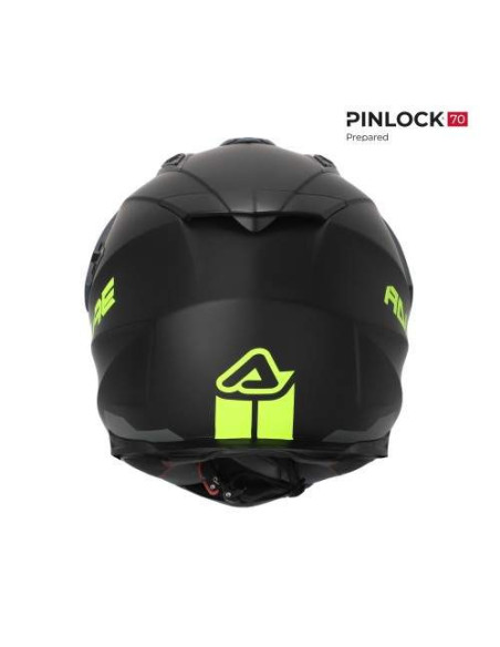 CASCO ACERBIS FLIP NEGRO Y AMARILLO FLUOR 22.06