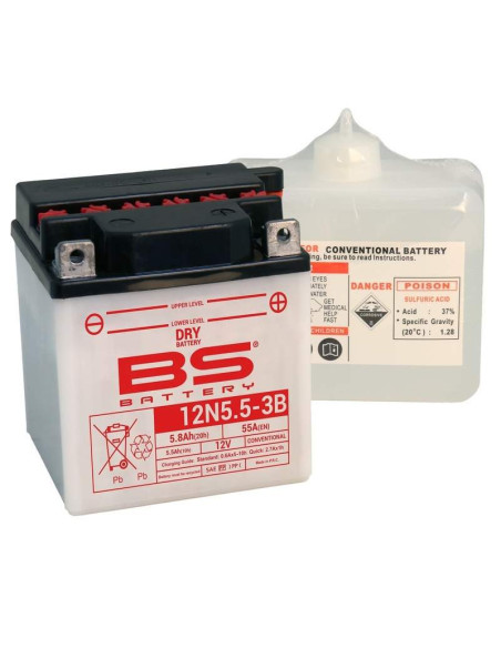 Batería Marca BS BATTERY 12N5.5A-3B