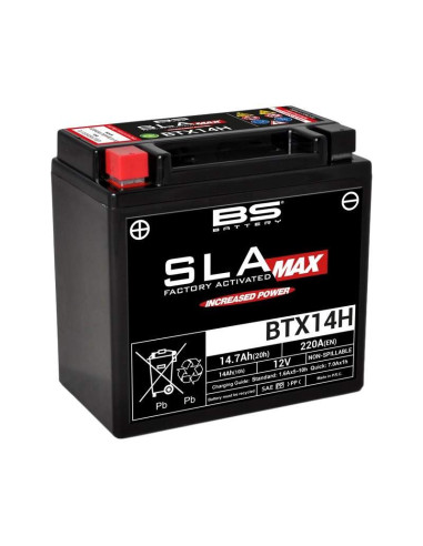 Batería Marca BS BATTERY SLA MAX BTX14H (FA)