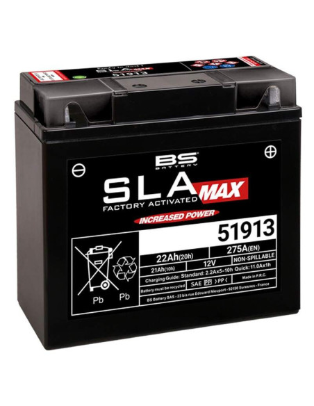Batería Marca BS BATTERY SLA MAX 51913 (FA)