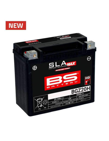 Batería Marca BS BATTERY SLA Max sin mantenimiento activada en fábrica - BGZ20H