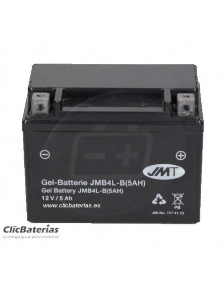 Batería moto YB4L-B 5A Gel JMT
