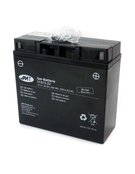 Batería moto 51913 Gel JMT