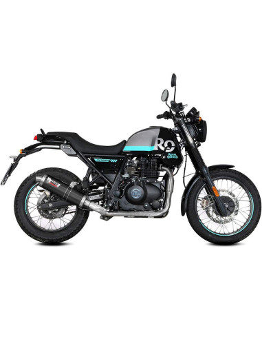Escape Marca MIVV Oval negro para Royal Enfield Scram 411 22-