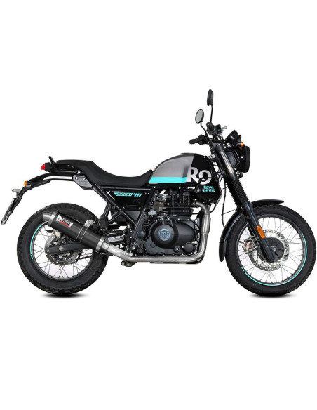 Escape Marca MIVV Oval negro para Royal Enfield Scram 411 22-