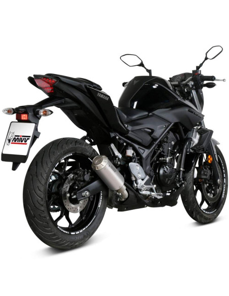 Escape Marca Mivv mk3 acero para Yamaha mt-03 16-