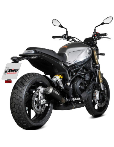 Escape Marca Mivv mk3 negro para Benelli leoncino 800 22-