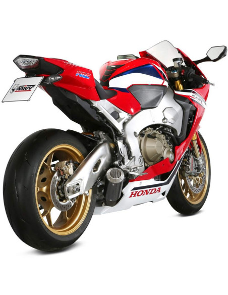 Escape Marca Mivv mk3 carbono posición baja para honda cbr 1000 rr 17-19