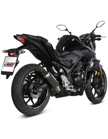 Escape Marca Mivv mk3 carbono para Yamaha mt-03 16-
