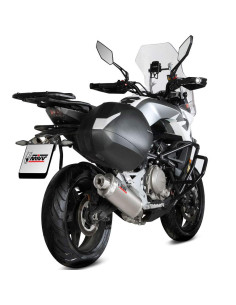 Escape Marca Mivv oval acero para  cf moto 650mt 21-