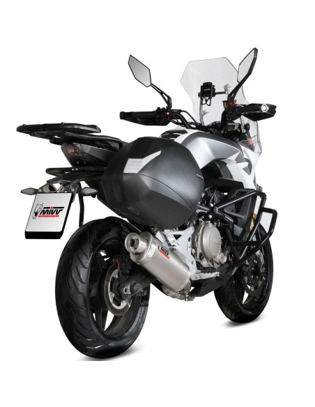 Escape Marca Mivv oval acero para  cf moto 650mt 21-