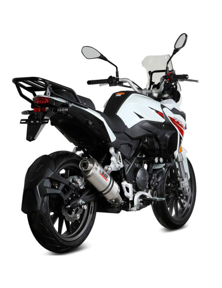 Escape Marca Mivv oval acero para Benelli trk 251 19-