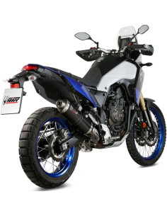 Escape Marca Mivv oval negro para Yamaha ténéré 700 19-