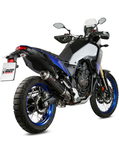 Escape Marca Mivv oval negro para Yamaha ténéré 700 19-