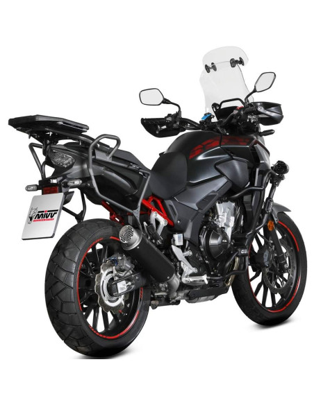 Escape Marca Mivv gppro negro para honda cb 500 x 21-