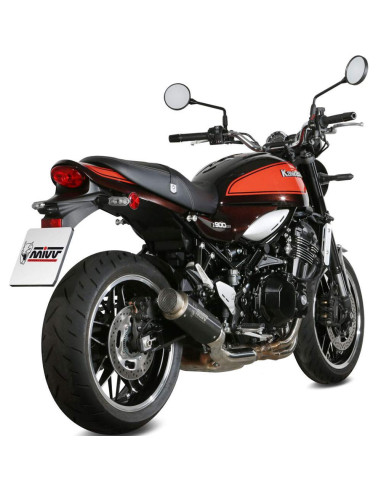 Escape Marca Mivv gppro negro para Kawasaki z900 rs 18-