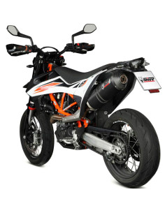 Escape Marca Mivv oval negro copa carbono para KTM 690 smc-enduro r 19-