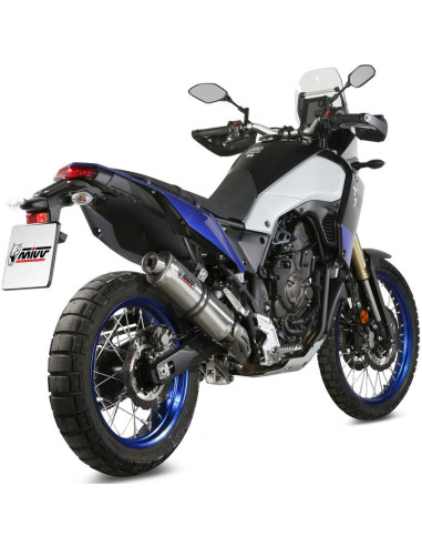 Escape Marca Mivv oval titanio para Yamaha ténéré 700 19-