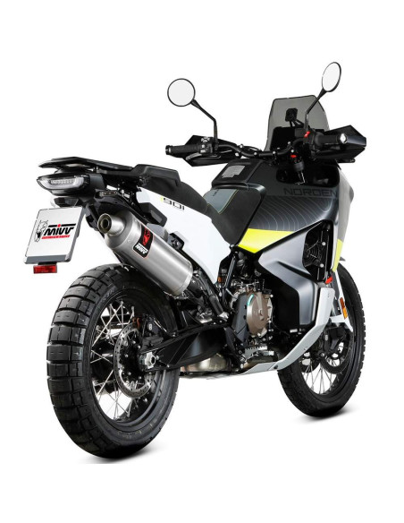 Escape Marca Mivv dakar acero para husqvarna norden 901 22-