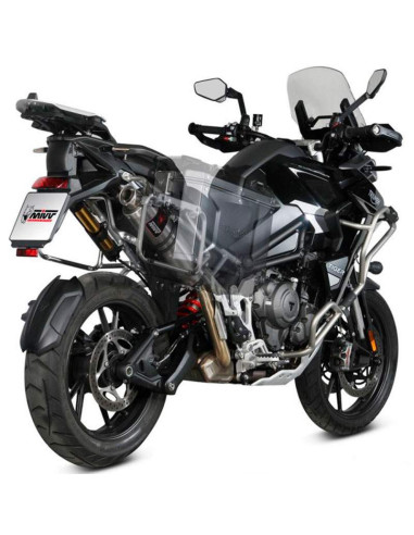 Escape Marca Mivv dakar acero para triumph tiger 1200 gt - rally 21-