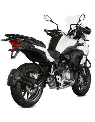 Escape Marca Mivv oval titanio copa carbono para benelli trk 502 17-