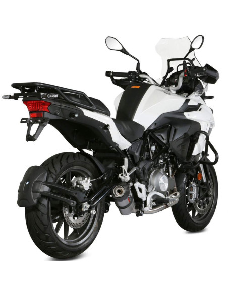 Escape Marca Mivv oval titanio copa carbono para benelli trk 502 17-