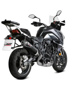 Escape Marca Mivv oval carbono para Benelli trk 702 - x 23-