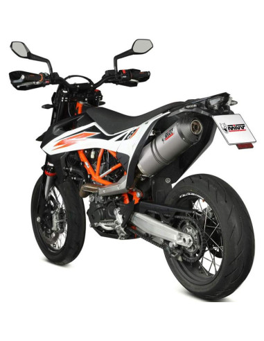 Escape Marca Mivv oval titanio copa carbono para ktm 690 enduro-smc r 19-