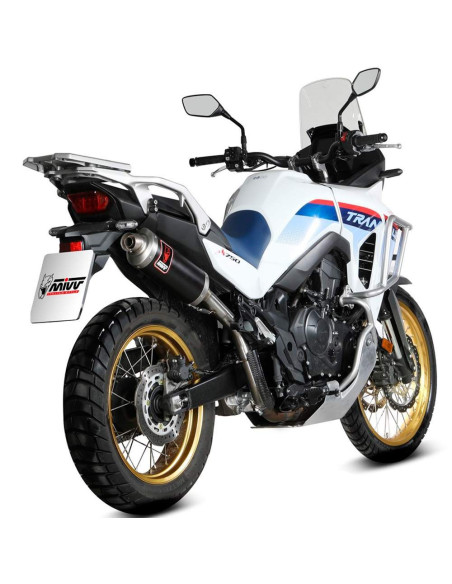 Escape Marca Mivv dakar negro para honda xl750 transalp 23-