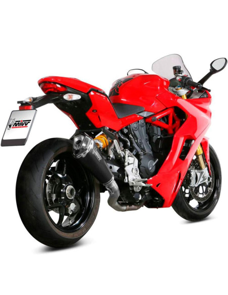 Escape Marca Mivv delta race negro para ducati supersport 939 - s 17-20